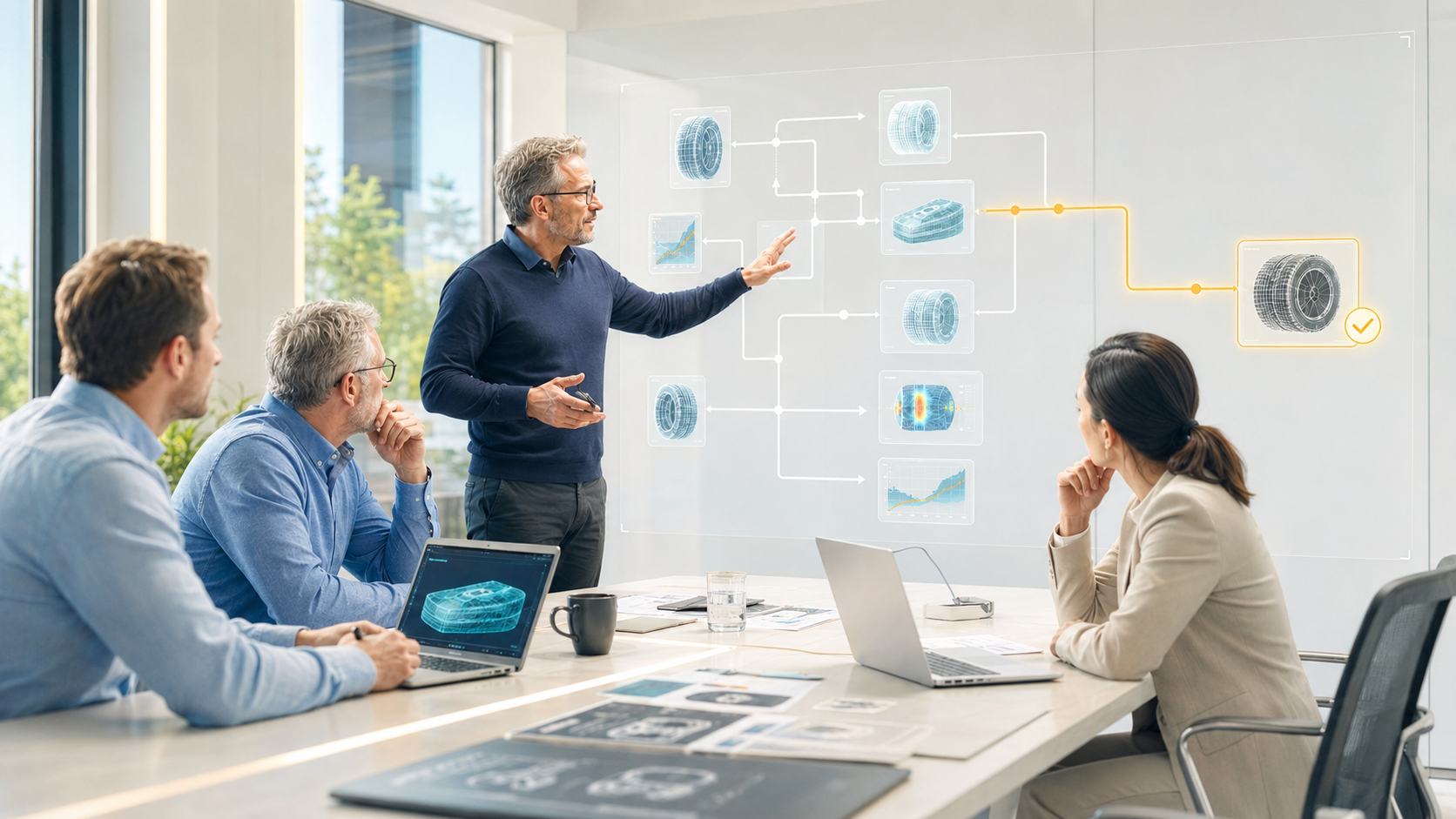 Tire modelling strategy and technical advisory